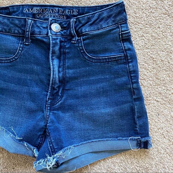 American Eagle Outfitters Sky Rise Shortie Short Size 2 - Picture 2 of 9